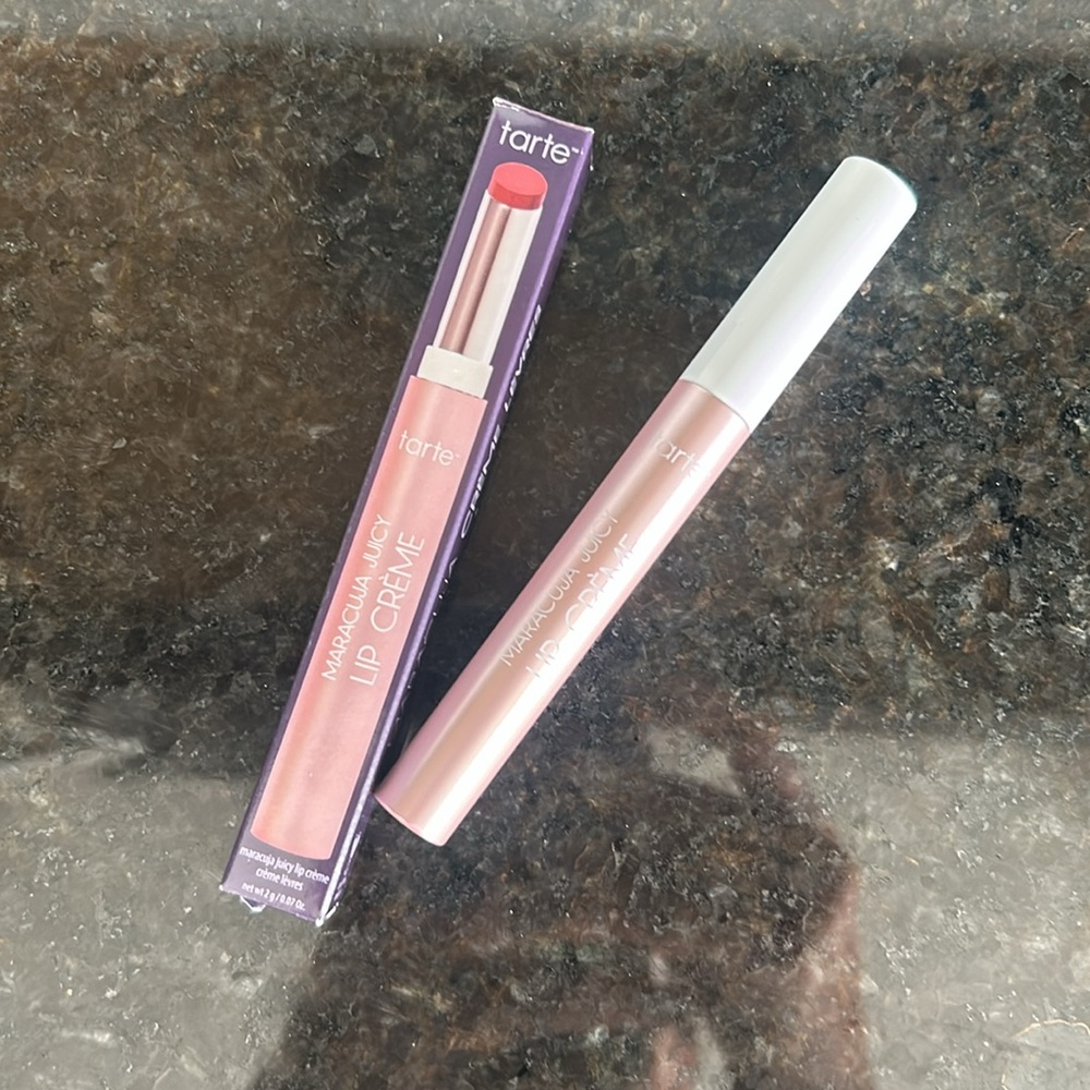 TARTE Maracuja JUICY LIP CRÈME PEACHY PINK NEW